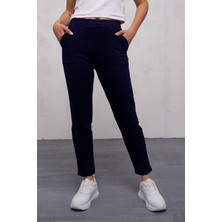 Kadın Çift Cepli Duble Paça Eşofman Altı -2629