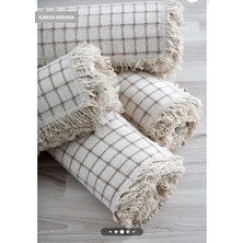 Miss Linda Home Collection %100 Pamuklu Buldan Işi Koltuk Örtüsü 180X180 cm
