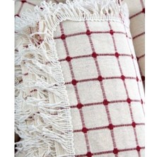 Miss Linda Home Collection %100 Pamuklu Buldan Işi Koltuk Örtüsü 180X180 cm