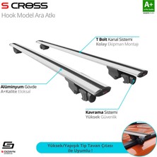 Drs Tuning Ford Tourneo Courier 2014-2017 Hook Anahtarsız Model Gri Ara Atkı