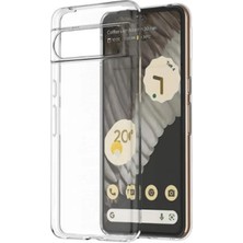 Microcase Google Pixel 8 Pro Slim Serisi Soft Tpu Silikon Kılıf - Şeffaf AL3324