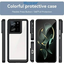 Microcase Xiaomi 13T/13T PRO/K60 Ultra Shield Serisi Darbeye Dayanıklı Yarı Esnek Plastik Tpu Kılıf - AL8100