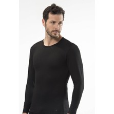 Cacharel - Termal Uzun Kol Bisiklet Yaka Siyah