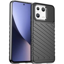 Microcase Xiaomi 13T / 13T Pro / K60 Ultra Thunder Serisi Darbeye Dayanıklı Silikon Kılıf - Siyah AL3421