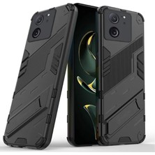 Microcase Xiaomi 13T / 13T Pro / K60 Ultra Matrix Serisi Armor Standlı Perfect Koruma Kılıf - AL3416