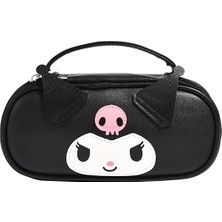 Summer Love Sanrio Kuromi Melody Büyük Kapasiteli El Yapımı Pu Deri Kırtasiye (Yurt Dışından)