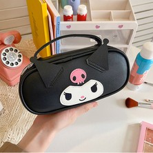 Summer Love Sanrio Kuromi Melody Büyük Kapasiteli El Yapımı Pu Deri Kırtasiye (Yurt Dışından)