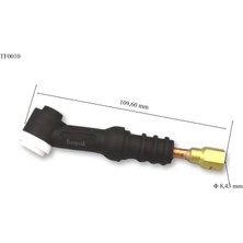 Trafimet TF0010 Wp 9 Flex Fındık Argon Torç Boyunu Trafimet 1 adet fiyatıdır