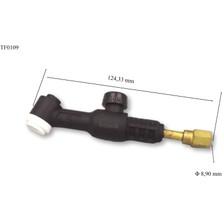Trafimet TF0109  Wp 9 Vanalı Argon Torç Boyunu Trafimet
