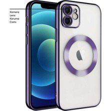 BlueCase Apple iPhone 11 Uyumlu Kılıf Glint Silikon Kılıf Derin Mor