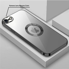 BlueCase Apple iPhone 8 Uyumlu Kılıf Glint Silikon Kılıf Siyah