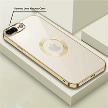 BlueCase Apple iPhone 7 Plus Uyumlu Kılıf Glint Silikon Kılıf Gold