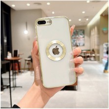 BlueCase Apple iPhone 7 Plus Uyumlu Kılıf Glint Silikon Kılıf Gold