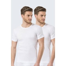 Türen Erkek Ribana O yaka Fanila (2li Paket)