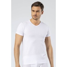 Cacharel T-shirt Erkek V Yaka