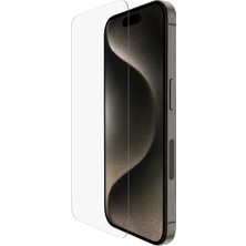 Belkin Ova135Zz iPhone 15 Pro Için Screen Force Temperli Cam Işlemli Ekran Koruyucu