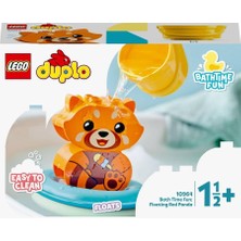 LEGO DUPLO® İlk Banyo Zamanı Eğlencesi: Yüzen Kırmızı Panda 10964 Yapım Oyuncağı (5 Parça)