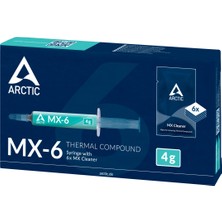 Arctıc Mx-6 4gr Yüksek Performanslı Termal Macun + 6 Adet Mx Cleaner ile Birlikte (ACTCP00084A)