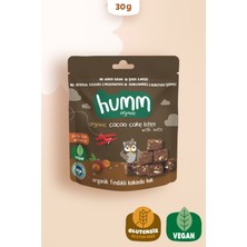 Humm Organic - Organik Glutensiz Vegan Kakaolu ve Fındıklı Kek - 30g