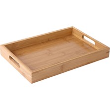 Wilkwe Ahşap Dikdörtgen Meyve Ahşap Tabak Çay Tra 35X22X4CM Wood3 (Yurt Dışından)