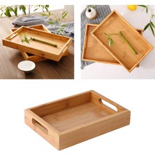Wilkwe Ahşap Dikdörtgen Meyve Ahşap Tabak Çay Tra 35X22X4CM Wood3 (Yurt Dışından)