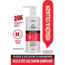 Algro Redline Keratin & Collagen Saç Bakım Şampuanı Tuzsuz Sülfatsız Şampuan