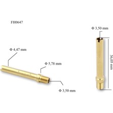 Trafimet FH0647 (S 125 / S 75 / S 105) Plazma Hava Çıkış Borusu 36 mm 1 adet fiyatıdır