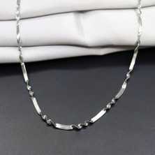 Chavin Gri 3 mm Burgu Yılan Sırtı Model Çelik Kadın Zincir Kolye EU65BY