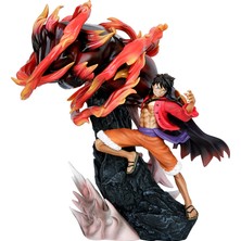 Cingo One Piece Gk Ye Huo Luffy Dördüncü Vites Formu Dai Yumruk Maymun Kral 29CM (Yurt Dışından)