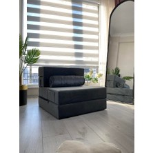 İmaj Home Comfort Katlanır Yatak & Katlanır Koltuk-Baby Face Lacivert 70X200 &oturum Yüksekliği 29CM