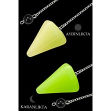 Tesbih Atölyesi Sertifikalı Fosfor Taşı Pandül - Sarkaç