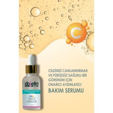 Doselin 2'li Aydınlatıcı, Eşitleyici Vitamin Kompleks Cilt Bakım Serumu C,k2,provitamin B5 30ML