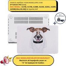 McStorey Macbook Pro Kılıf 13inç M1-M2 A1706 A1708 A1989 A2159 A2251 A2289 A2338 ile Uyumlu Dog01NL