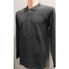JSCO Polo Yaka Ottoman Sweatshırt