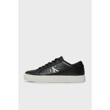 Calvin Klein Logolu Deri Sneaker Ayakkabı YM0YM008640GM Erkek Ayakkabı YM0YM00864 0gm
