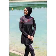 Rivamera Siyah Tam Kapalı Tesettür Mayo R1117S