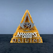 Assassin's Creed Origins Gri Göz Logo Figür - Zarif Koleksiyon Parçası