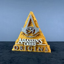 Assassin's Creed Origins Gri Göz Logo Figür - Zarif Koleksiyon Parçası