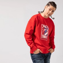 Tommy Hilfiger Erkek Sweatshırt DM0DM10661-XNL