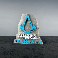 Assassin's Creed Valhalla Logo Figür - Premium Koleksiyon