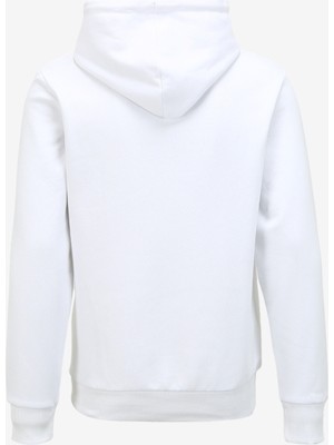 Jack & Jones Kapüşon Yaka Beyaz Erkek Sweatshırt 12261184_JCOAND Sweat Hood Exc