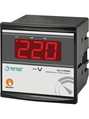Tense Dijital Voltmetre Seçmeli, 96X96