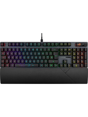 Asus ROG STRIX SCOPE II RX AURA SYNC RGB MEKANİK TÜRKÇE TUŞ DİZİLİMİ ROG RX RED SWITCH IP57 MULTI FONKSİYONEL OYUNCU KLAVYESİ