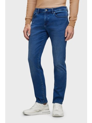 Boss Pamuk Karışımlı Streç Slim Fit Jeans Erkek Kot Pantolon 50501670 425
