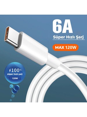 Global 6A 120W Type-C To Type-C 1metre Süper Hızlı Data ve Şarj Kablosu WNE0617