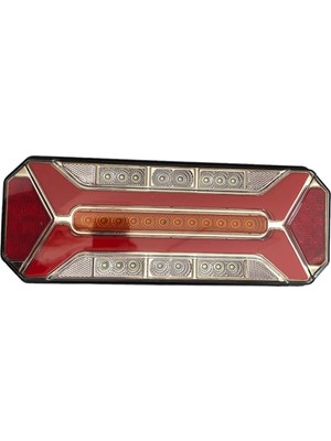 Ahmet Otomotiv Full Ledli Stop Lamba Model Kayar Sinyalli 12-24V Uyumlu Tır Kamyon Dorse (2 Adet)