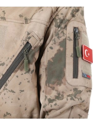 Askeri Malzemelerim Softshell Yağmur Geçirmez Mont Jandarma Desen 5.11 Model