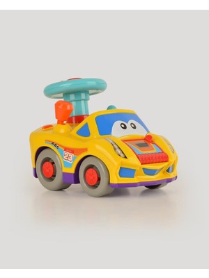 Sesli Müzikli ve Işıklı Çok Fonksiyonlu Eğlenceli Arabam