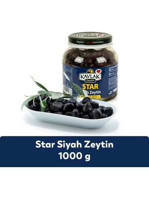 Kavlak Zeytin Kavlak Star Siyah Zeytin 1 kg Doğal Salamura Lezzetiyle Sofralarınıza Geliyor
