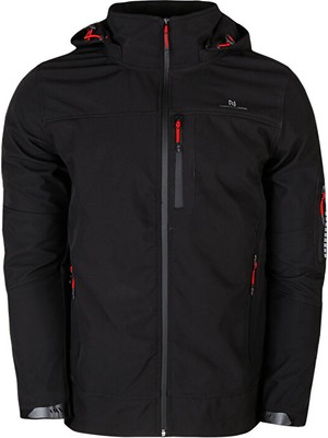 Northjack Alaska Softshell Mont Erkek Günlük Mont NJ1001-001 Siyah